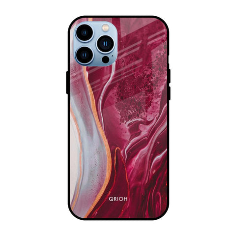Crimson Ruby iPhone 13 Pro Glass Back Cover Online