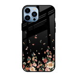 Floating Floral Print iPhone 13 Pro Glass Back Cover Online