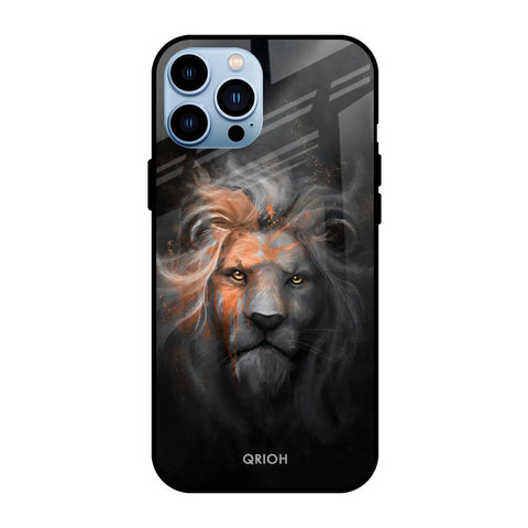 Devil Lion iPhone 13 Pro Glass Back Cover Online
