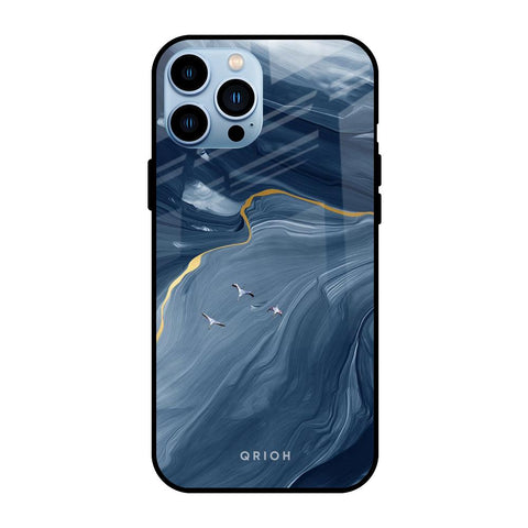 Deep Ocean Marble iPhone 13 Pro Glass Back Cover Online