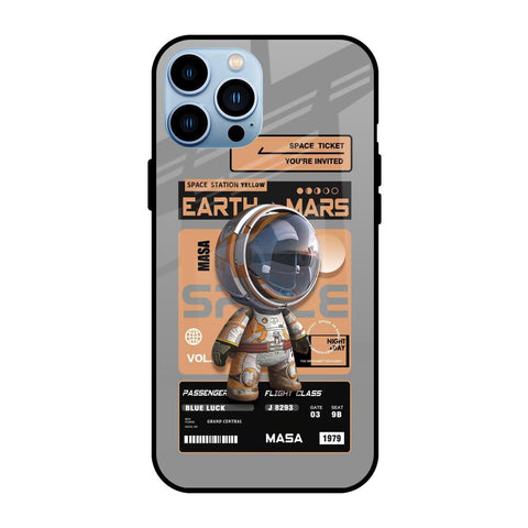 Space Ticket iPhone 13 Pro Glass Back Cover Online