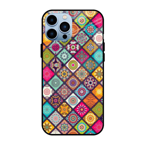 Multicolor Mandala iPhone 13 Pro Glass Back Cover Online