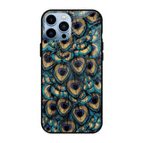 Peacock Feathers iPhone 13 Pro Glass Cases & Covers Online