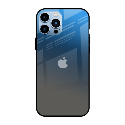 Blue Grey Ombre iPhone 13 Pro Glass Back Cover Online
