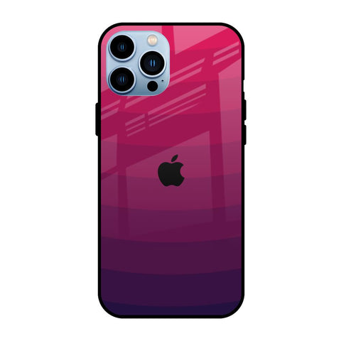 Wavy Pink Pattern iPhone 13 Pro Glass Back Cover Online