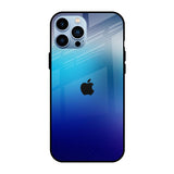 Blue Rhombus Pattern iPhone 13 Pro Glass Back Cover Online