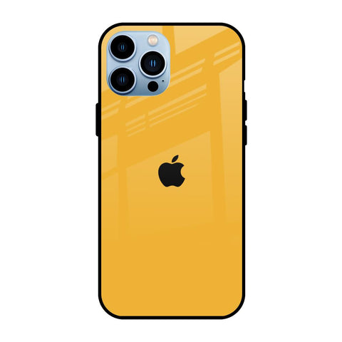 Fluorescent Yellow iPhone 13 Pro Glass Back Cover Online