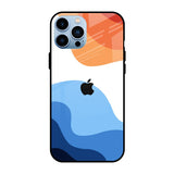 Wavy Color Pattern iPhone 13 Pro Glass Back Cover Online