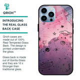 Space Doodles Glass Case for iPhone 13 Pro