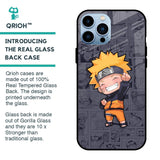 Orange Chubby Glass Case for iPhone 13 Pro