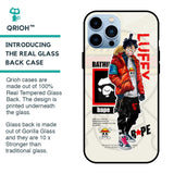 Bape Luffy Glass Case for iPhone 13 Pro