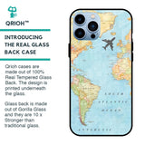 Travel Map Glass Case for iPhone 13 Pro