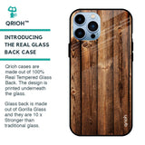 Timber Printed Glass case for iPhone 13 Pro