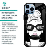 Girl Boss Glass Case For iPhone 13 Pro