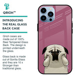 Funny Pug Face Glass Case For iPhone 13 Pro