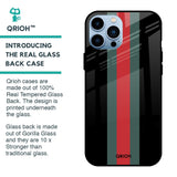 Vertical Stripes Glass Case for iPhone 13 Pro