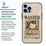 Luffy Wanted Glass Case for iPhone 13 Pro