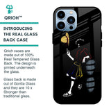 Luffy Line Art Glass Case for iPhone 13 Pro