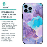 Alcohol ink Marble Glass Case for iPhone 13 Pro