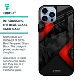 Modern Camo Abstract Glass Case for iPhone 13 Pro
