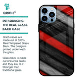Soft Wooden Texture Glass Case for iPhone 13 Pro