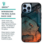 Geographical Map Glass Case for iPhone 13 Pro