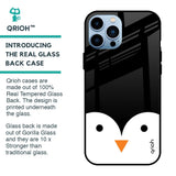 Cute Penguin Glass Case for iPhone 13 Pro