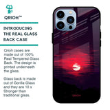 Morning Red Sky Glass Case For iPhone 13 Pro