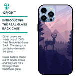 Deer In Night Glass Case For iPhone 13 Pro