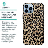 Leopard Seamless Glass Case For iPhone 13 Pro