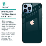 Hunter Green Glass Case For iPhone 13 Pro