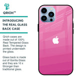 Pink Ribbon Caddy Glass Case for iPhone 13 Pro