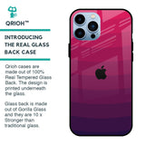 Wavy Pink Pattern Glass Case for iPhone 13 Pro