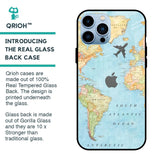 Fly Around The World Glass Case for iPhone 13 Pro