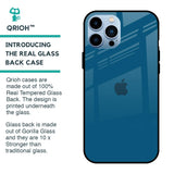 Cobalt Blue Glass Case for iPhone 13 Pro