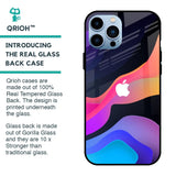 Colorful Fluid Glass Case for iPhone 13 Pro