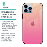 Pastel Pink Gradient Glass Case For iPhone 13 Pro