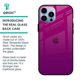 Magenta Gradient Glass Case For iPhone 13 Pro