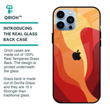 Magma Color Pattern Glass Case for iPhone 13 Pro