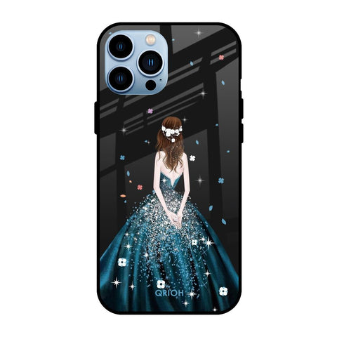 Queen Of Fashion iPhone 13 Pro Max Glass Back Cover Online