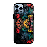 Retro Gorgeous Flower iPhone 13 Pro Max Glass Back Cover Online