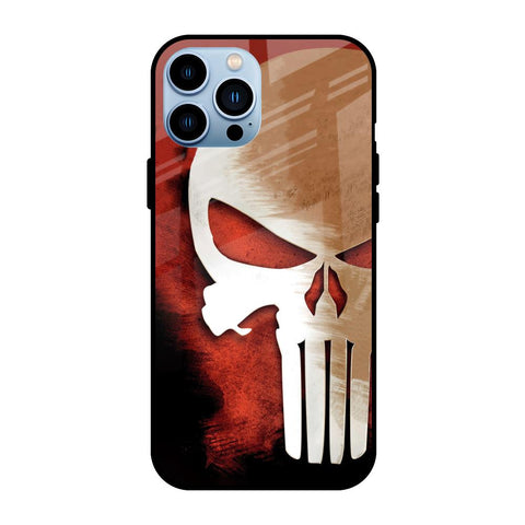 Red Skull iPhone 13 Pro Max Glass Back Cover Online