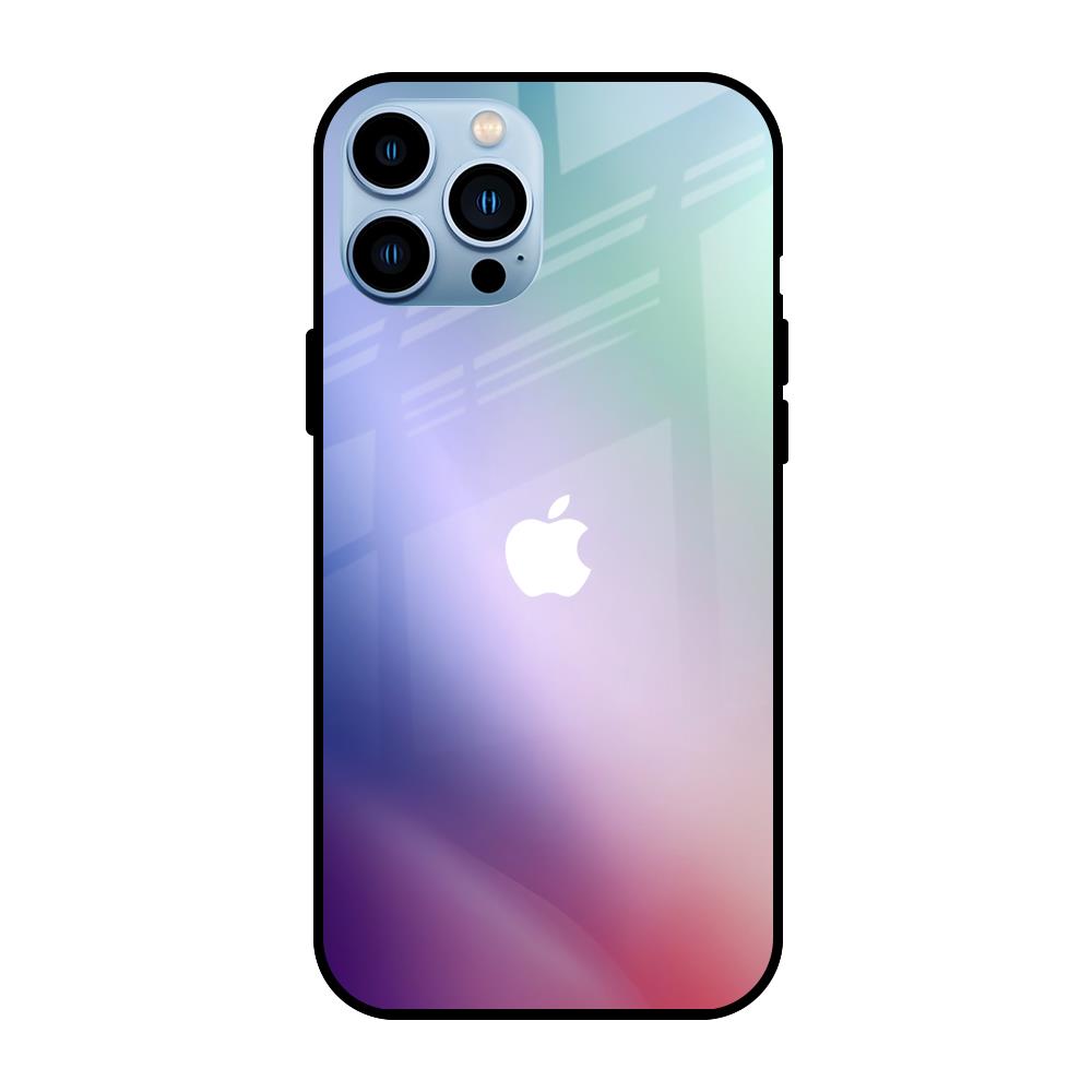Abstract Holographic iPhone 13 Pro Max Glass Back Cover Online