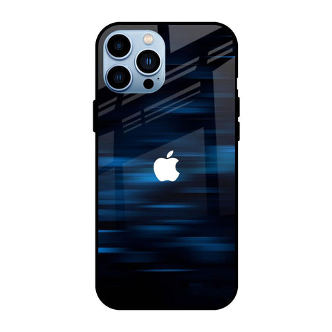Blue Rough Abstract iPhone 13 Pro Max Glass Back Cover Online