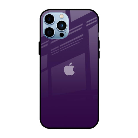 Dark Purple iPhone 13 Pro Max Glass Back Cover Online