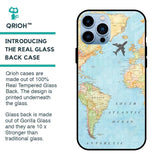 Travel Map Glass Case for iPhone 13 Pro Max