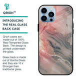 Pink And Grey Marble Glass Case For iPhone 13 Pro Max