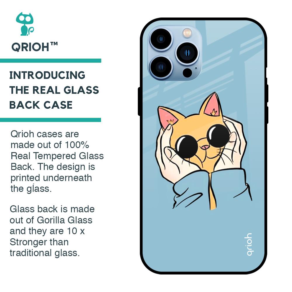 Adorable Cute Kitty Glass Case For iPhone 13 Pro Max
