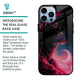 Moon Wolf Glass Case for iPhone 13 Pro Max