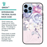 Elegant Floral Glass case for iPhone 13 Pro Max